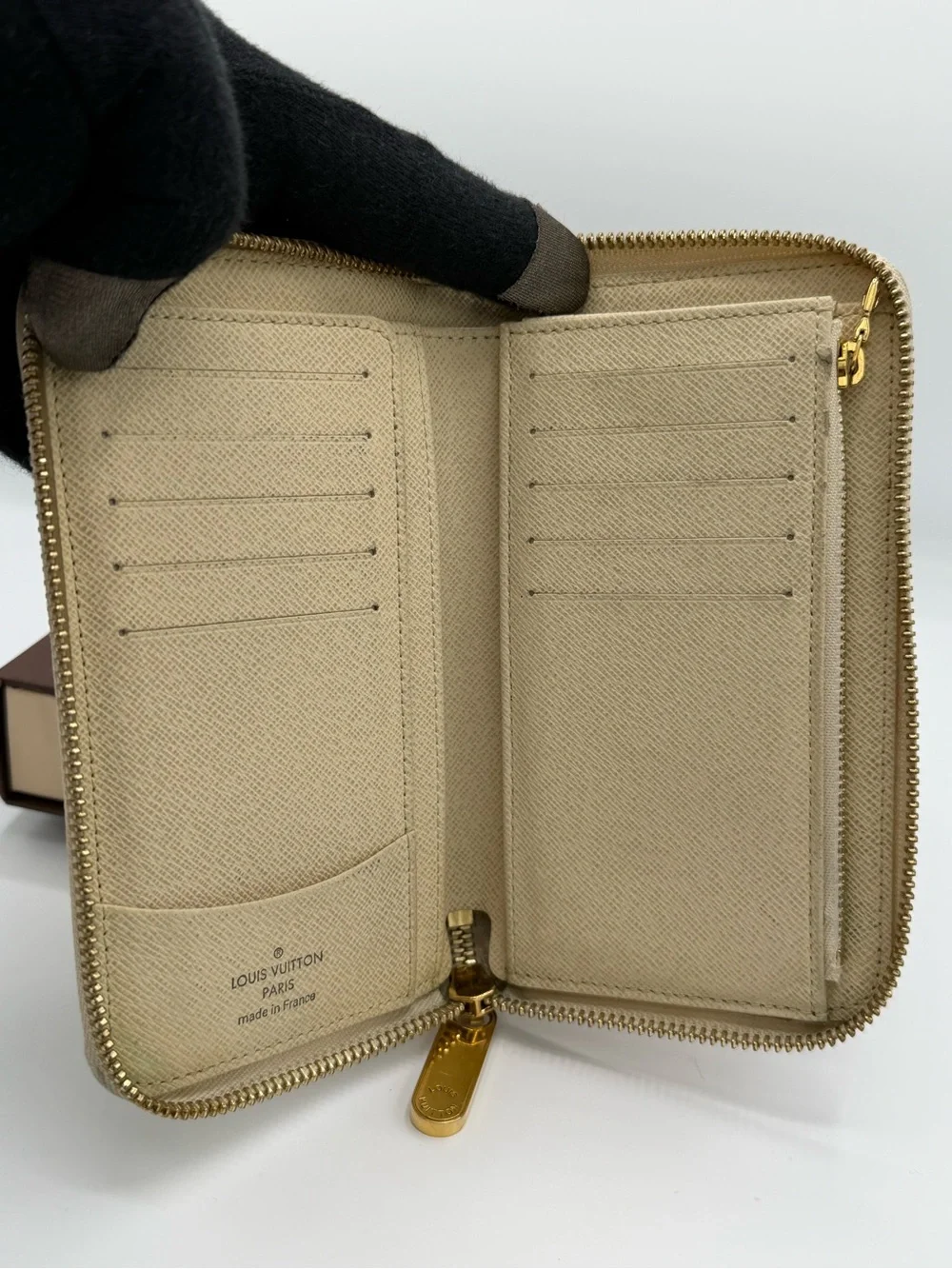 Louis Vuitton Damier Azur Zip Wallet - Compact Long